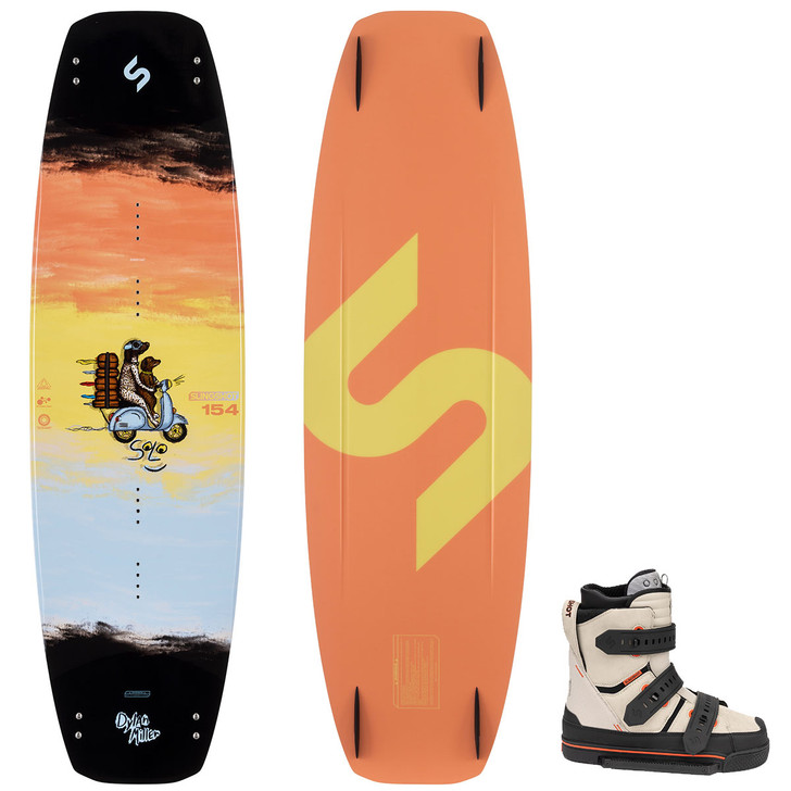 Slingshot Solo Wakeboard Package w/ Space Mob Bindings 2024