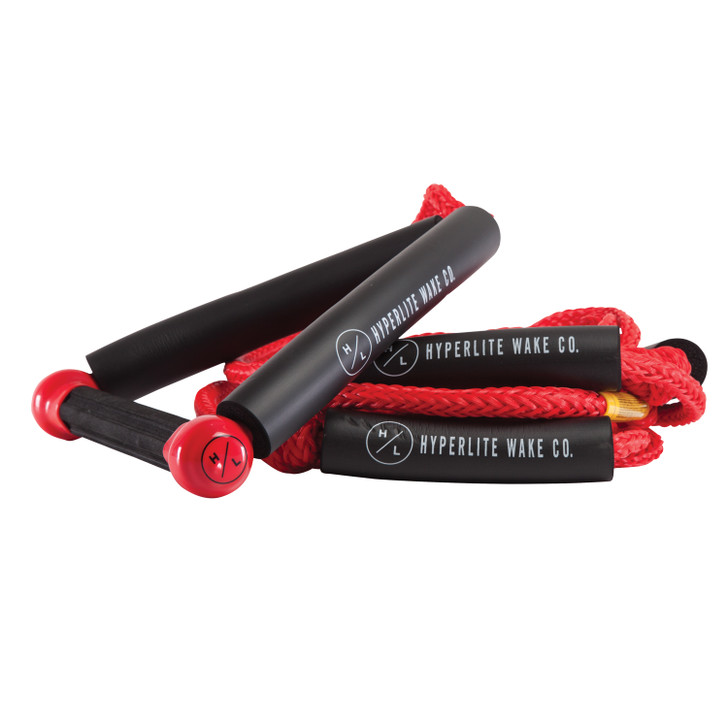 Hyperlite 25' Surf Rope w/ Handle (Red) 2024