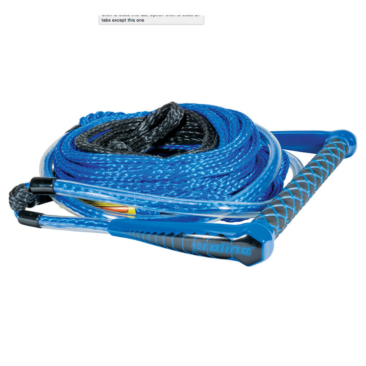 Proline 15" Easy Up EVA Handle w/ 75' 1 - 15' Section Air Mainline Waterski Rope Package