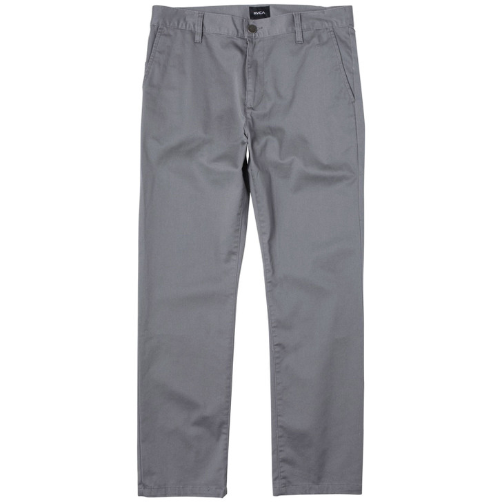 RVCA The Weekend Stretch Straight Fit Pant (Smoke)