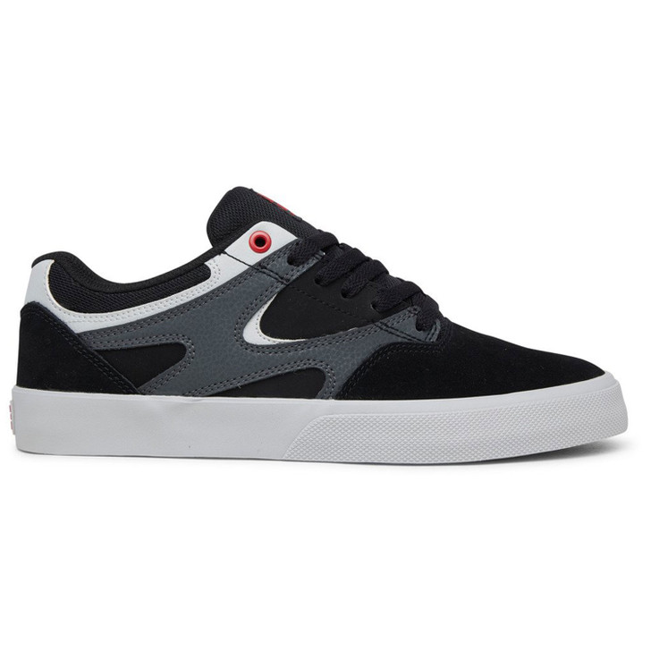 DC Kalis Vulc (Black/Athletic Red/Black) Men's Skate Shoes