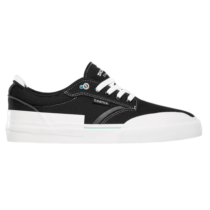 Emerica Dickson (Black/White) Men's Skate Shoes