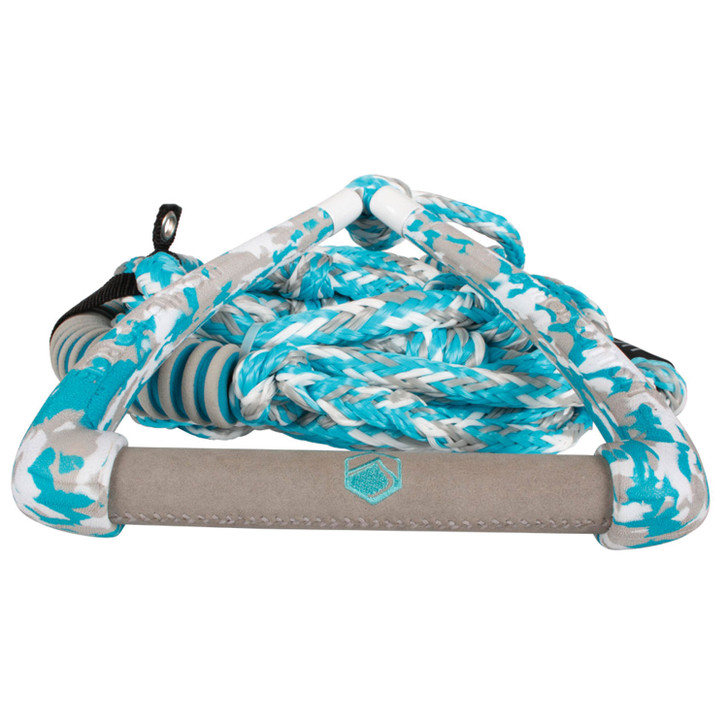 Liquid Force Ultra Suede DLX (Blue) 9" Wakesurf Rope & Handle