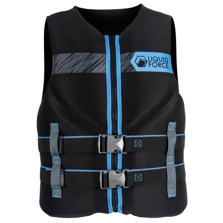 Liquid Force Hinge Classic (Black/Blue) CGA Life Jacket 2024