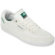 Emerica Gamma (White/Green/Gum) Men's Skate Shoes