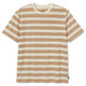 Brixton Hilt PCH Stripe (Off White/Lion) Pocket Knit T-Shirt