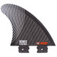 Ronix 3.5 in. Floating Button Pivot - Left Surf Fin - Carbon