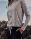 Follow Elara L/S Women's Sun Top [Light Grey] 7