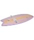 Ronix Fish Koal Classic Women's Wakesurf Board [Glossy Lilac Bamboo] 5