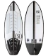 Ronix Wave King XL Flyweight Skim Wakesurf Board 5'4 [Arctic White/Black]
