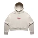 Mastercraft Stars & Stripes Cropped Women's Hoodie [Bone]