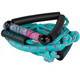 Ronix Women's Bungee Surf Rope 10" Handle w/ 25ft 4-Sect. Rope (Pink) Wakesurf Rope & Handle