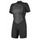 O'Neill Reactor II 2mm (Black/Black) Back Zip Women's Short Sleeve Spring Wetsuit