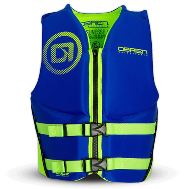 Photo of O'Brien Traditional Youth Life Jacket (Blue/Green) by O'Brien