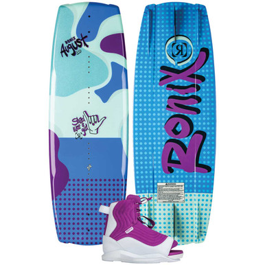 Photo of Ronix August Girl's Wakeboard Package w/ August Bindings 2026 by Ronix