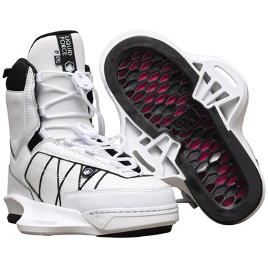 Photo of Liquid Force Tao 6X Wakeboard Bindings [White] 2026 by Liquid Force