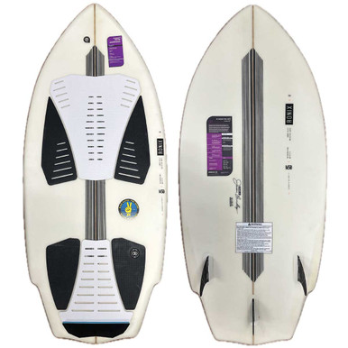 Photo of Ronix M50 Wakesurf Board [White/Carbon/Stringer] by Ronix