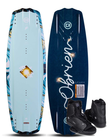 Photo of O'Brien Spark Wakeboard Package w/ Local Bindings 2026 by O'Brien