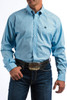 CINCH Cinch Men's Blue Geometric Button Down Western Shirt 