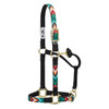 Weaver Nylon Chevron Adjustable Chin & Throat Snap Horse Halter 