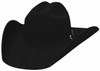 Bullhide Rodeo Round Up Appaloosa 2X Wool Felt Black Hat 3000BL (3000BL