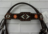 Circle Y Southwest Beaded Floral Browband Headstall 