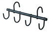 Centaur Black Portable 4 Hooks Tack Rack Bar