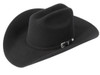 Bailey Unisex Black 4X Lightning Cowboy Hat