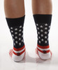 Yo Sox Grand Ol' Flag Stars & Stripes American Flag Men's Crew Socks 