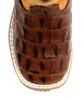 Jama Old West Boy's Brown Gator Print Cowboy Boot