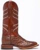 Tony Lama Men's Lemuel Tobacco Brown Full Quill Ostrich Cowboy Boots