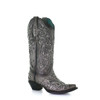 Corral Women's A3939 Studded Silver Inlay Studded Western Cowgirl Boots 