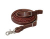 Weaver Braided Leather Roping Rein 5 Plait 3/4" X 8"