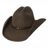 Bullhide Wagoneer Brown Felt Shapeable Western Cowboy Hat 