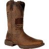 Durango Men's Rebel Distressed Brown American Flag Cowboy Boot DDB0314