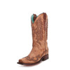 Corral A4130 Women's Studded Overlay Tan Western Boot 