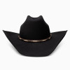 Resistol Unisex Black Amarillo Sky 4X Wool Felt Cowboy Hat