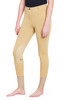 Tuffrider Women's Starter Lowrise Knee Patch Pull On Breeches Tan 