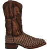 Dan Post Men's Brown Leather Basketweave Western Cowboy Boots DP4903