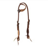 Weaver Rough Out Leather Sliding Ear Headstall 