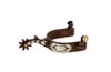 Weaver Men's Antique Spurs With Engraved Silver Trim