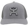 Hooey Coach Flexfit Grey Trucker Hat Cap