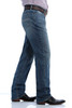 Cinch Men's Silver Label Slim Fit Straight Leg Medium Wash Jean 