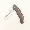 Ariat Grey 3" Plain Blade Folding Knife