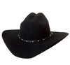 BULLHIDE Bullhide Unisex Black Pistol Pete 6X Wool Western Cowboy Hat 