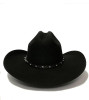 BULLHIDE Bullhide Unisex Black Pistol Pete 6X Wool Western Cowboy Hat 