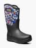 Bogs Women's Neo Classic Floral Insulated Rain Barn Boots Wide Calf 