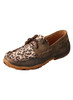 Twisted X WDM0057 Women's Distressed Leopard Driving Moc 