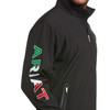 Ariat Men's Team Logo Mexico Black Softshell Jacket AriatTEK