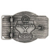 Montana Silversmiths Yellowstone Dutton Ranch Brass Belt Buckle 